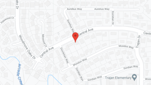 Map of the neighborhood around Central Avenue Villa