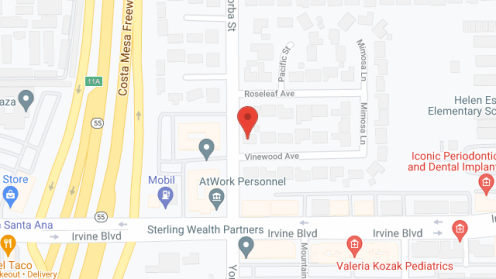 Map of the neighborhood around Assured Horizons
