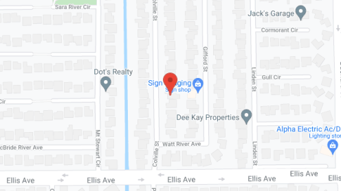 Map of the neighborhood around Assured Horizons V