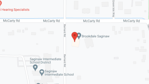 Map of the neighborhood around Brookdale Saginaw Memory Care