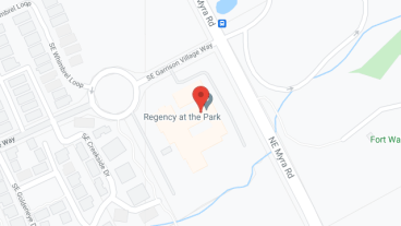 Regency At the Park in google map
