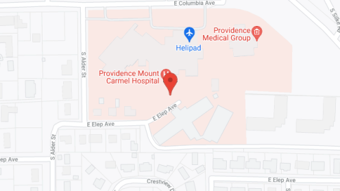 Map of the neighborhood around Pinewood Terrace Retirement