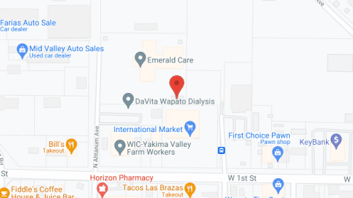 Map of the neighborhood around Emerald Circle