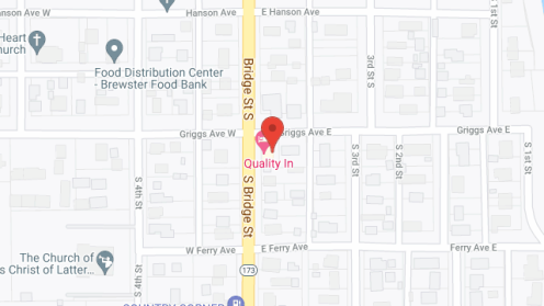 Map of the neighborhood around Harmony House