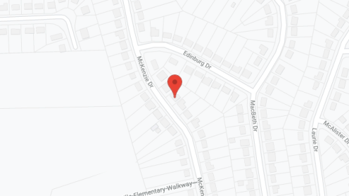 Map of the neighborhood around Whispering Hope II AFH