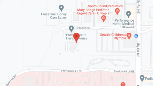 Map of the neighborhood around Providence St. Francis House