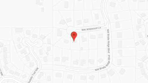 Map of the neighborhood around Later Years