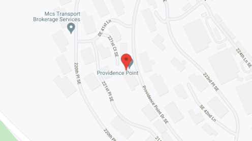 Map of the neighborhood around Providence Point