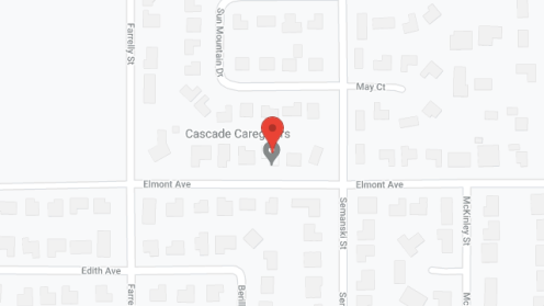 Map of the neighborhood around Cascade Caregiver Inc