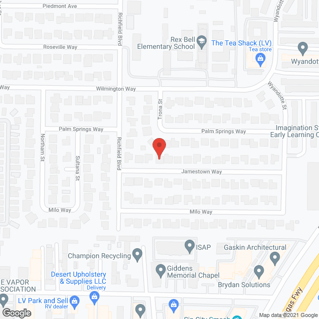 Veronica Angelo Family Home in google map