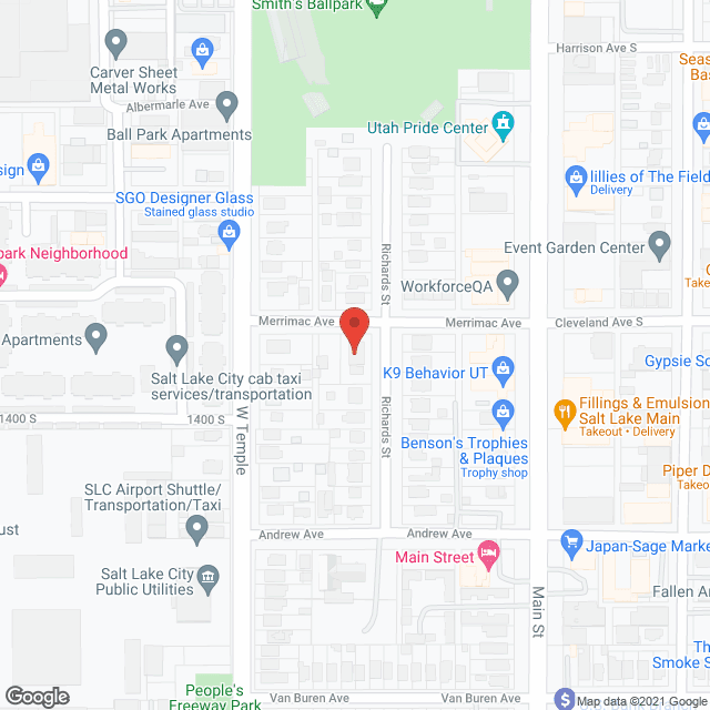 Janes Residential Care Ctr in google map