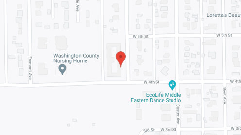 Map of the neighborhood around Pioneer Haven