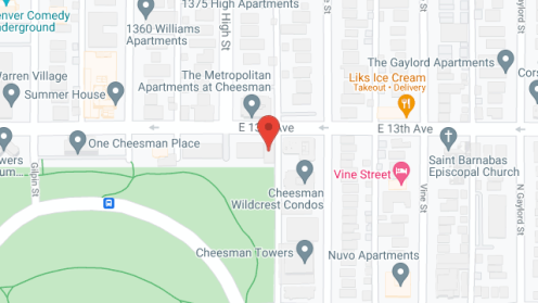 Map of the neighborhood around Miller House