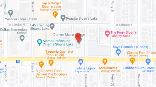 Map of the neighborhood around Metro Manor