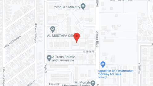 Map of the neighborhood around Mrachek House