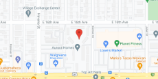 Aurora Homes in google map