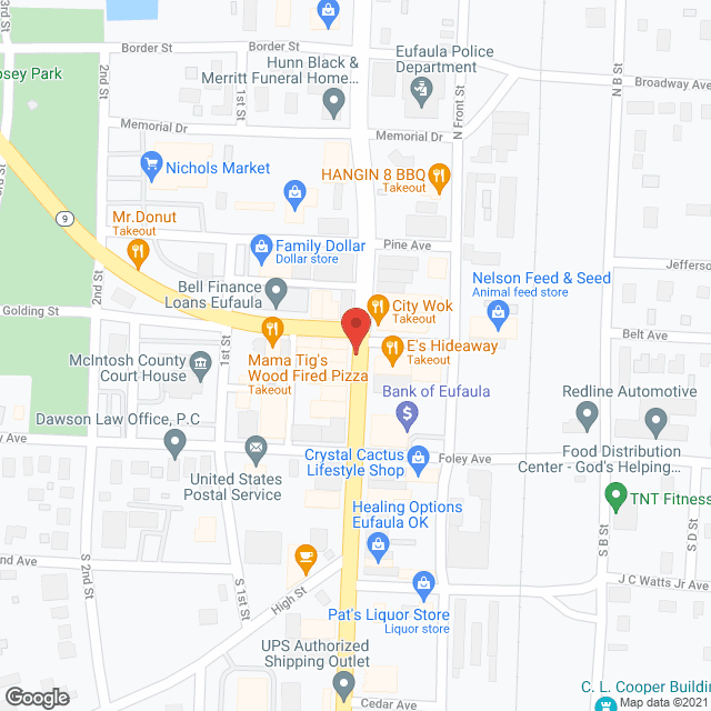 Eufaula Manor Inc in google map