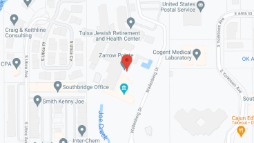 Tulsa Jewish Retirement Ctr in google map