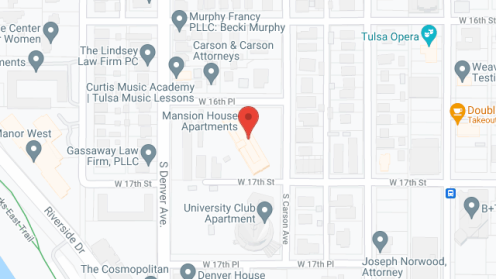 Map of the neighborhood around Mansion House