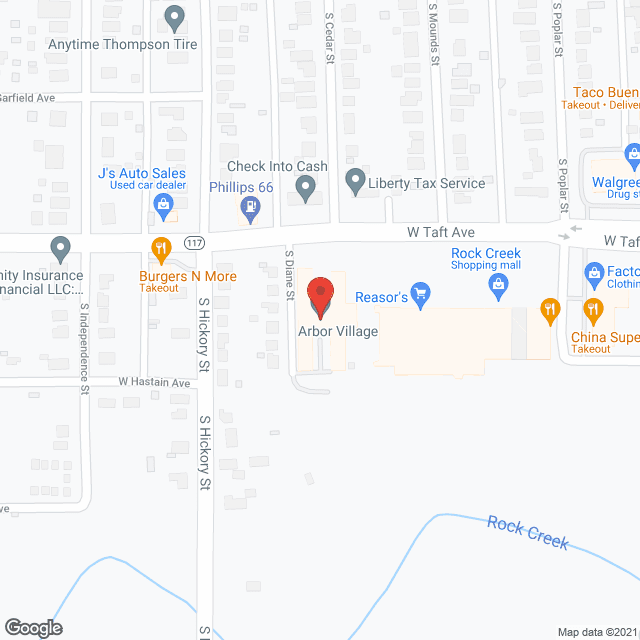 Arbor Village in google map