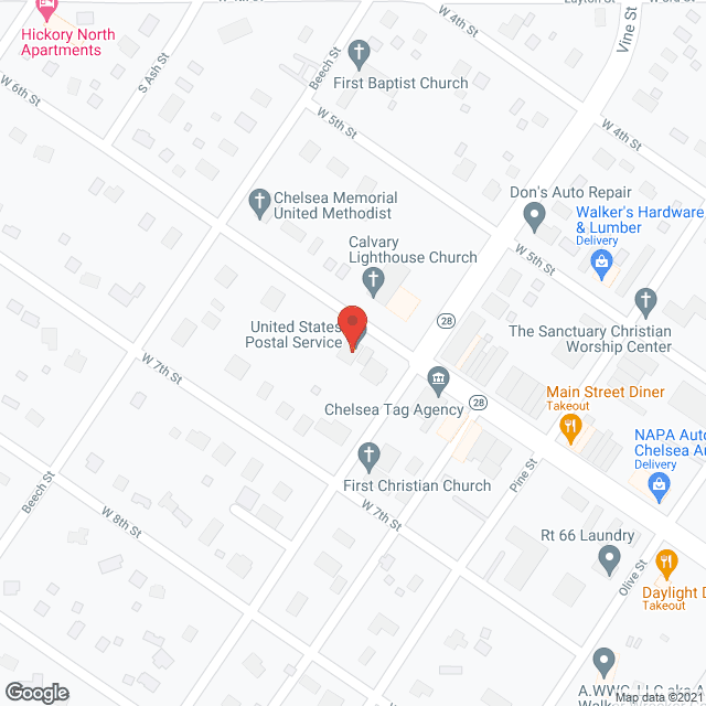 Colonial Care Ctr of Chelsea in google map