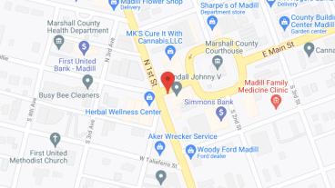 Madill Baptist Vlg in google map