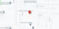 Sunset Estates of Purcell in google map