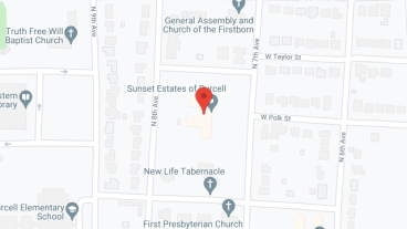 Sunset Estates of Purcell in google map