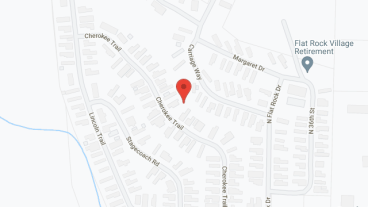 Flat Rock Village Retirement in google map