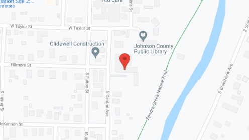 Map of the neighborhood around Clarksville Retirement Ctr