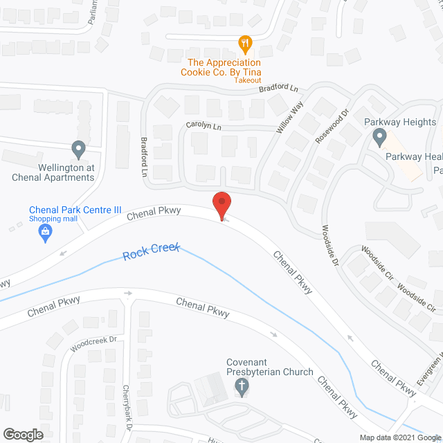 Parkway Health Ctr in google map