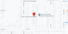 Tower Oaks Apartments in google map