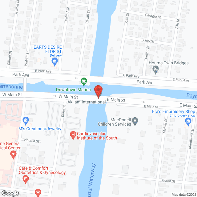 Terrebonne General Medical Ctr in google map