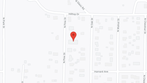 Map of the neighborhood around Hoffmeister Homes Inc