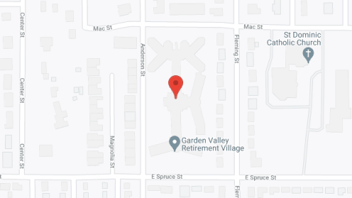 Map of the neighborhood around Garden Valley Retirement Inc