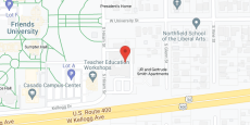 Friends Village - College dorms in google map