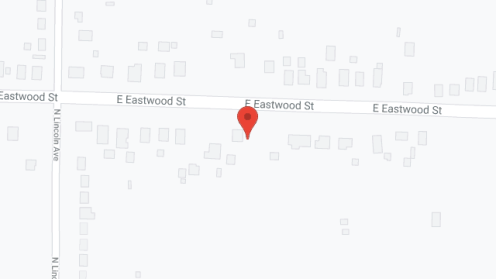 Map of the neighborhood around Blosser Georgia Brown Home