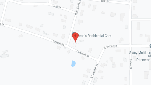Map of the neighborhood around Pearl's Residential Care