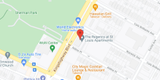 The Regency at St. Louis Apts. in google map