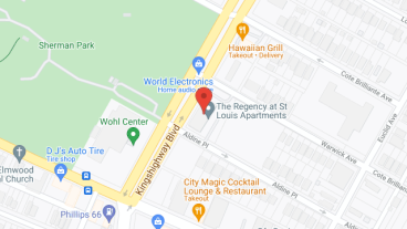 The Regency at St. Louis Apts. in google map