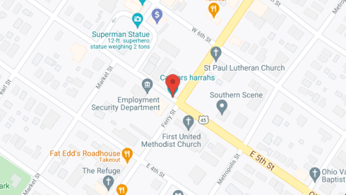 Map of the neighborhood around Krypton House