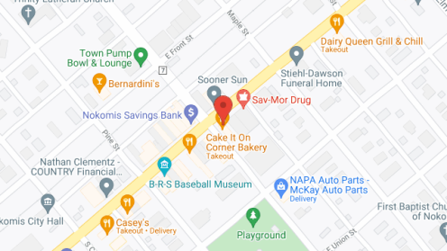 Map of the neighborhood around Montgomery Terrace