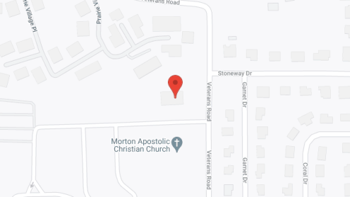 Map of the neighborhood around Oakwood Estate
