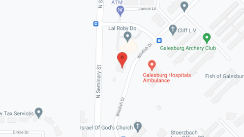 Map of the neighborhood around Stevens House