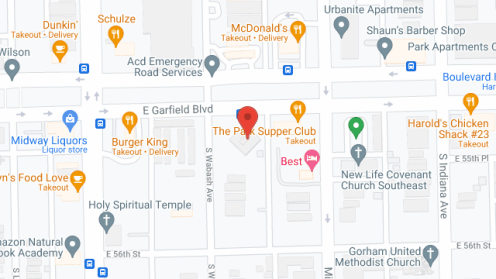 Map of the neighborhood around Good Shepherd Tower