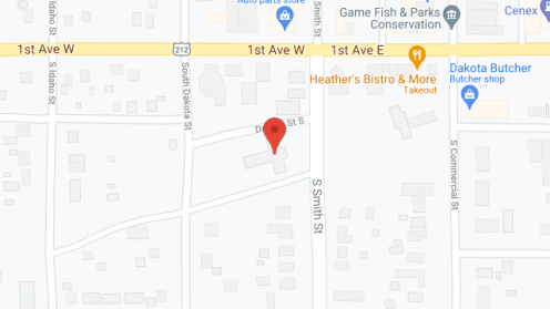 Map of the neighborhood around Roetell Senior Housing