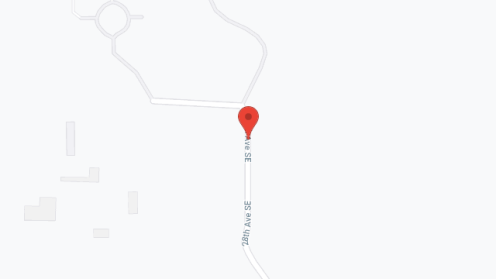 Map of the neighborhood around Evergreen