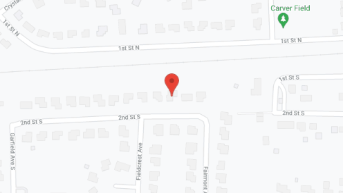 Map of the neighborhood around Parkwood Apartments
