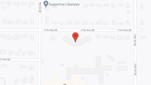 Map of the neighborhood around Centennial Square
