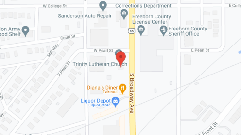 Map of the neighborhood around Broadway Assisted Living Plus